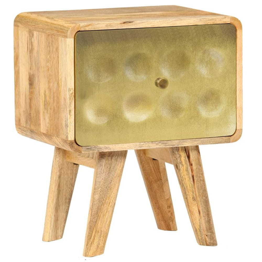 Vidaxl Nočný stolík z mangovníkového dreva 40x30x49 cm